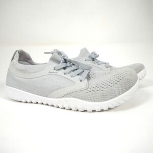 Joomra Barefoot Wide Toe Shoes Women 39 Grey Minimalist Knit Sneakers Zero Drop